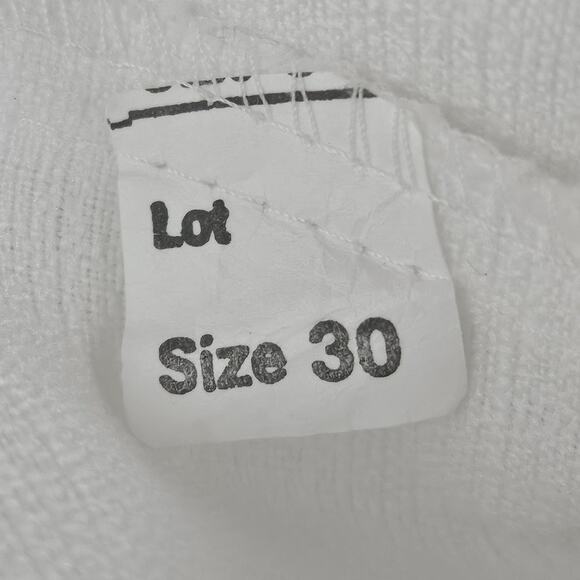 White Button Front Blouse Size 30 - Picture 4 of 4